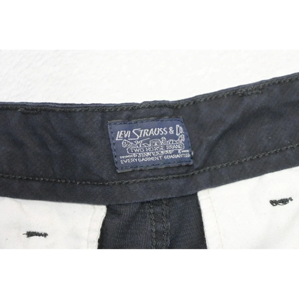 Levi Strauss & Co‎ Cargo Shorts Mens 31 Black Rugged Utility Pockets Excellent